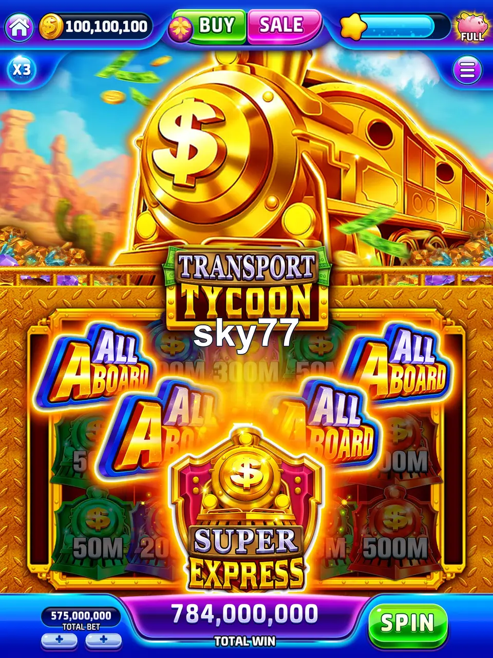 sky77 Tangkapan Layar Resmi APK